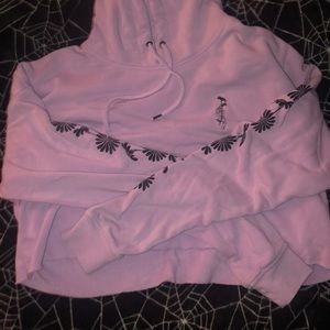 Cropped pastel hoodie